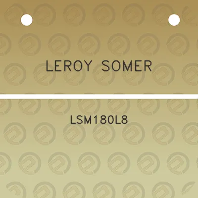 leroy-somer-lsm180l8