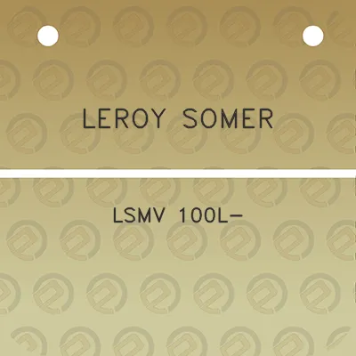 leroy-somer-lsmv-100l