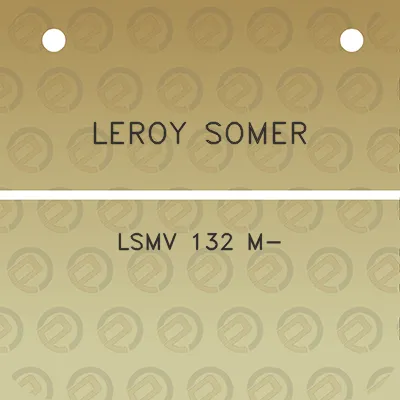 leroy-somer-lsmv-132-m