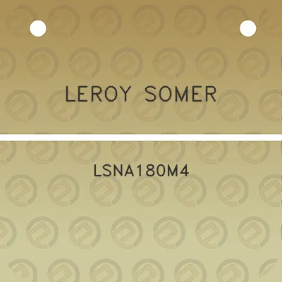 leroy-somer-lsna180m4