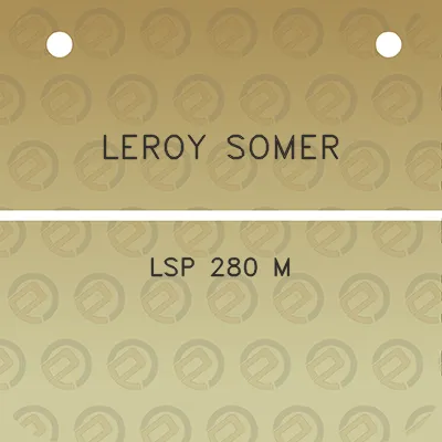 leroy-somer-lsp-280-m