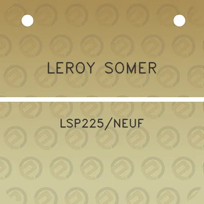 leroy-somer-lsp225neuf