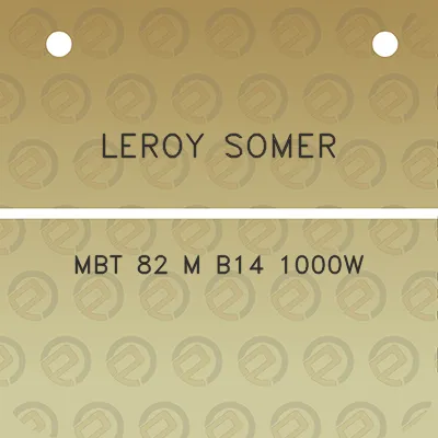 leroy-somer-mbt-82-m-b14-1000w