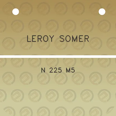 leroy-somer-n-225-m5