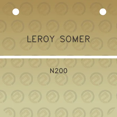 leroy-somer-n200