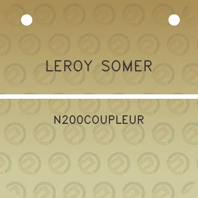 leroy-somer-n200coupleur