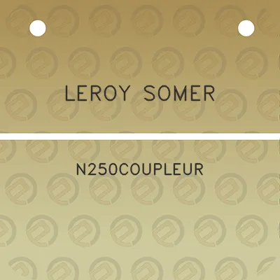 leroy-somer-n250coupleur