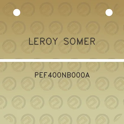 leroy-somer-pef400nb000a