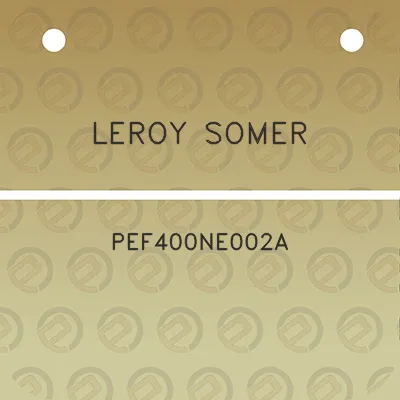 leroy-somer-pef400ne002a