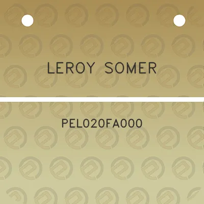 leroy-somer-pel020fa000