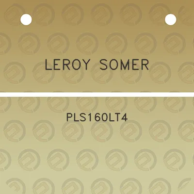 leroy-somer-pls160lt4