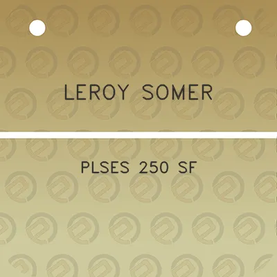 leroy-somer-plses-250-sf