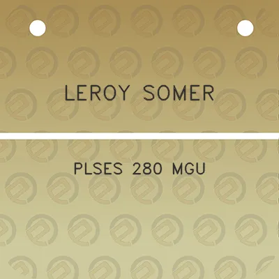 leroy-somer-plses-280-mgu