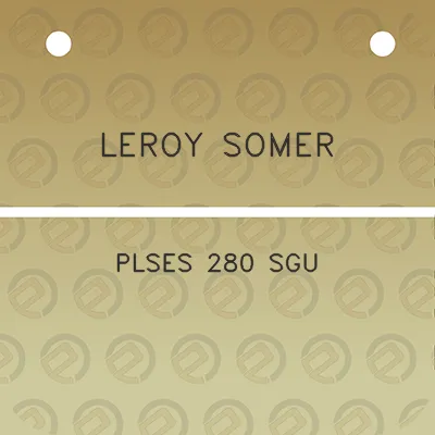 leroy-somer-plses-280-sgu