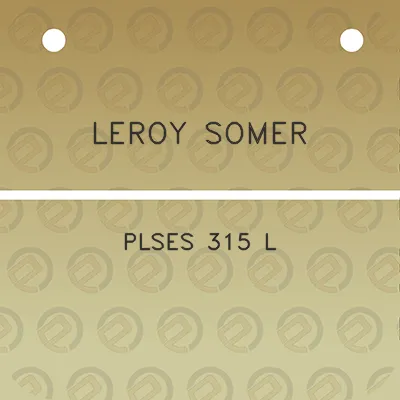 leroy-somer-plses-315-l