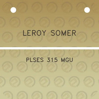 leroy-somer-plses-315-mgu