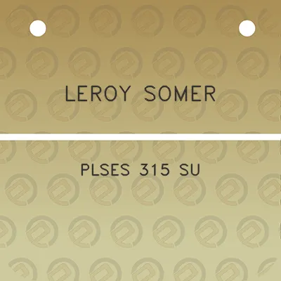 leroy-somer-plses-315-su