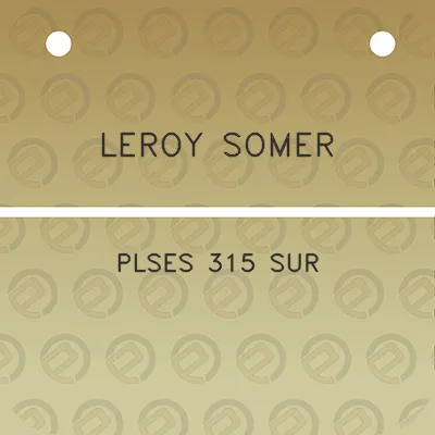 leroy-somer-plses-315-sur