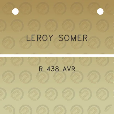 leroy-somer-r-438-avr