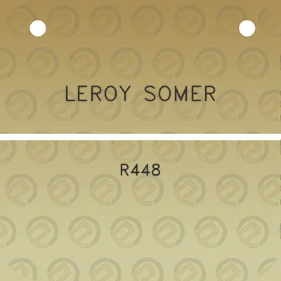 leroy-somer-r448