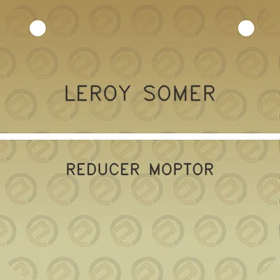 leroy-somer-reducer-moptor