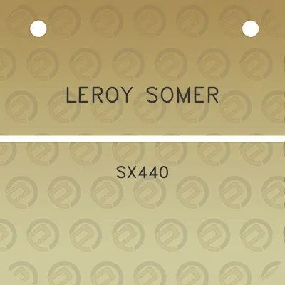 leroy-somer-sx440