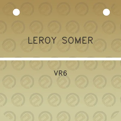 leroy-somer-vr6