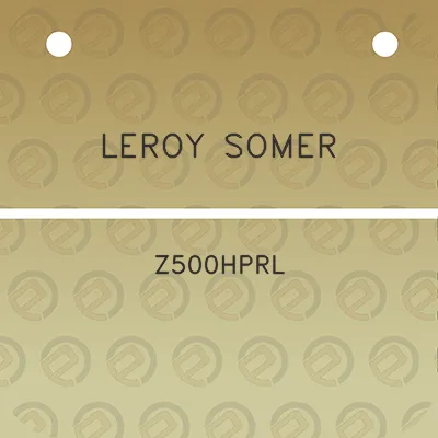 leroy-somer-z500hprl