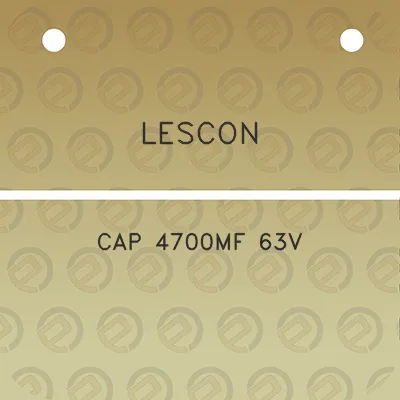 lescon-cap-4700mf-63v