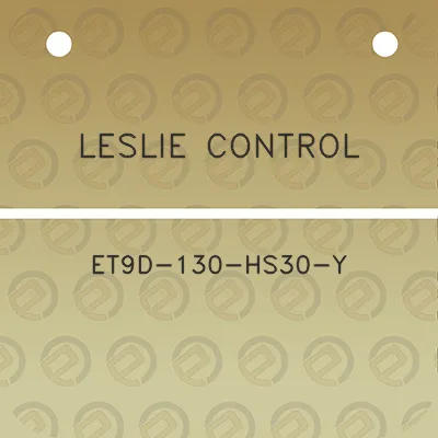 leslie-control-et9d-130-hs30-y