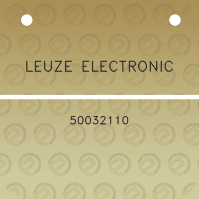 leuze-electronic-50032110