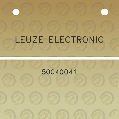 leuze-electronic-50040041