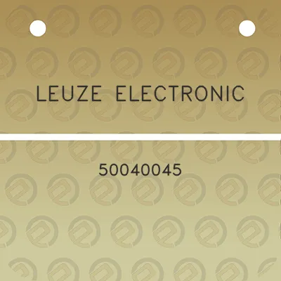 leuze-electronic-50040045