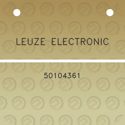 leuze-electronic-50104361