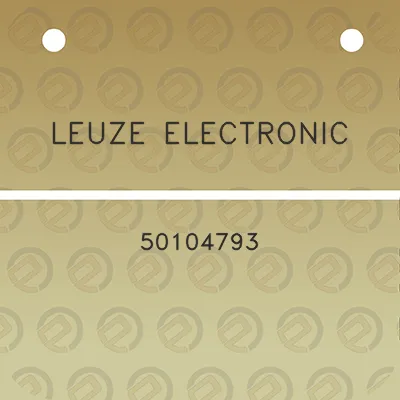 leuze-electronic-50104793