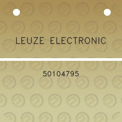 leuze-electronic-50104795