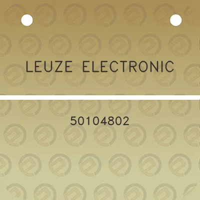 leuze-electronic-50104802