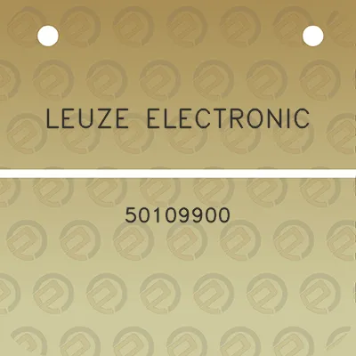 leuze-electronic-50109900