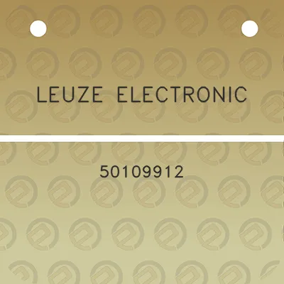 leuze-electronic-50109912