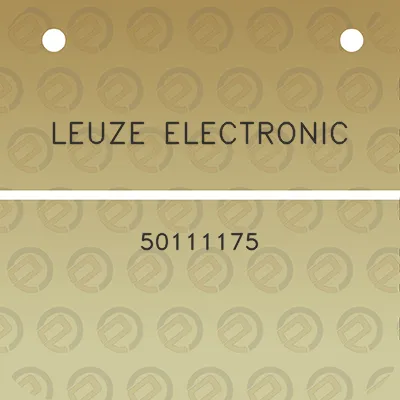 leuze-electronic-50111175