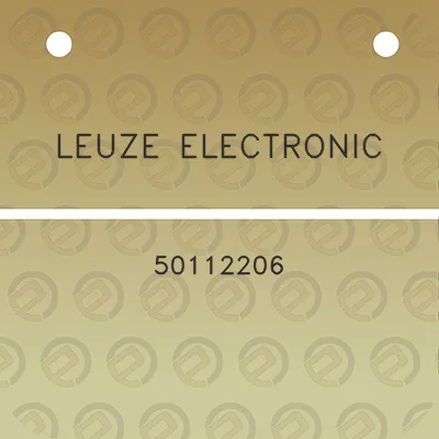 leuze-electronic-50112206