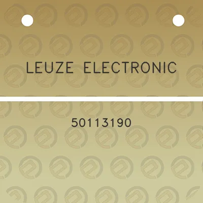 leuze-electronic-50113190