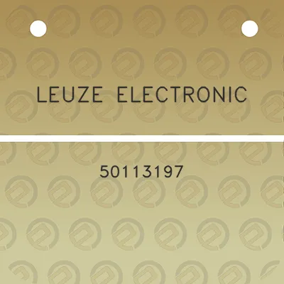 leuze-electronic-50113197