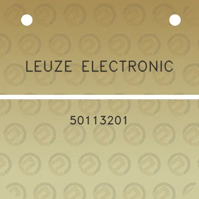 leuze-electronic-50113201