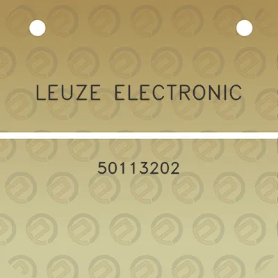 leuze-electronic-50113202