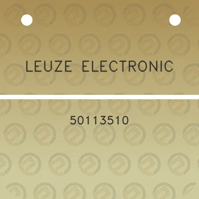 leuze-electronic-50113510