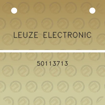 leuze-electronic-50113713