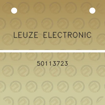 leuze-electronic-50113723