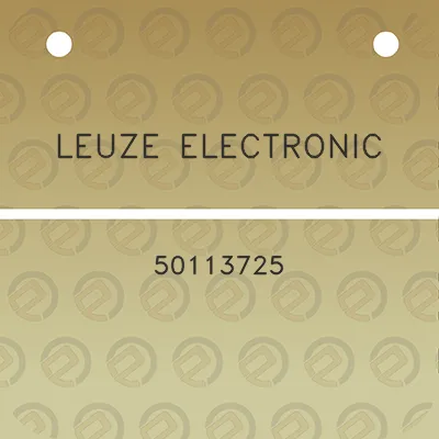 leuze-electronic-50113725