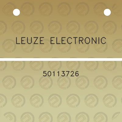 leuze-electronic-50113726